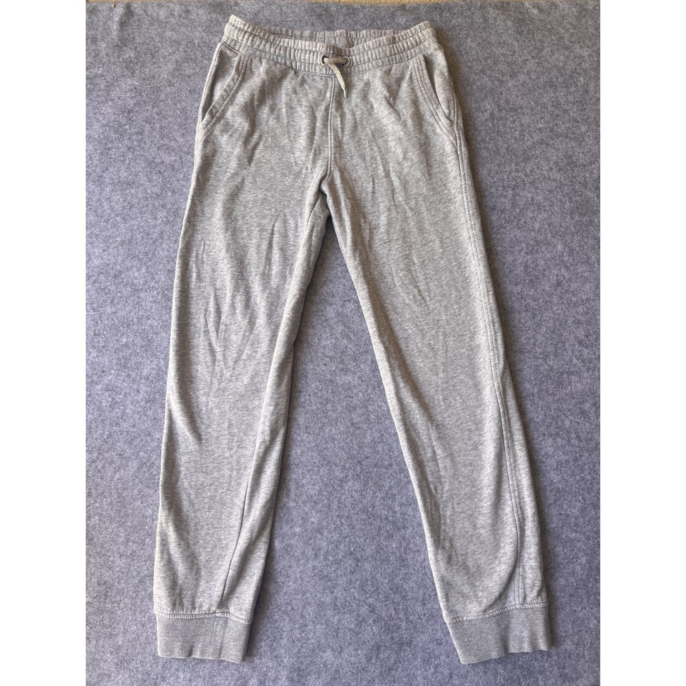 Unbranded‎ Heather Gray Jogger Sweatpants Medium Gray Cotton Blend Drawstring
